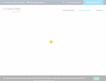 Tablet Screenshot of hrsolution.ch